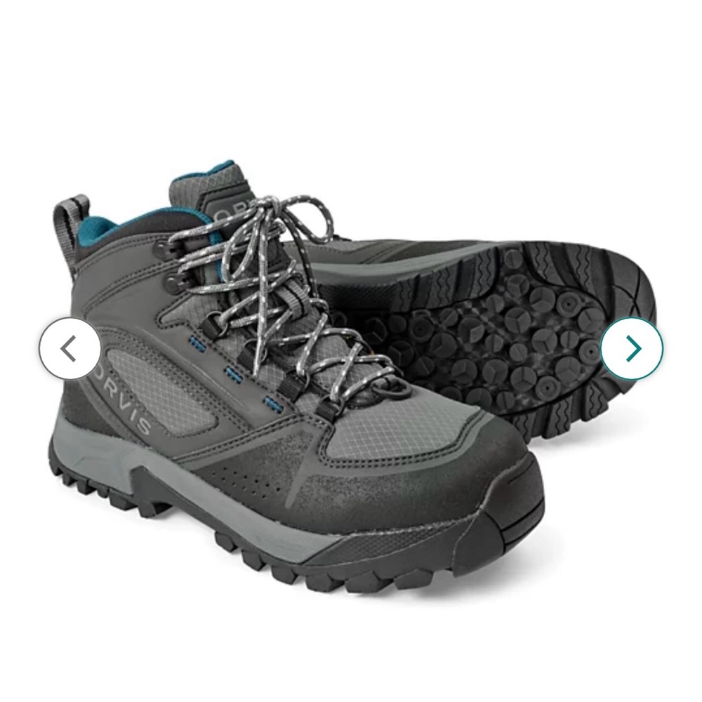 Orvis Charcoal and Teal Outdoor Boots- never worn *display shoe
